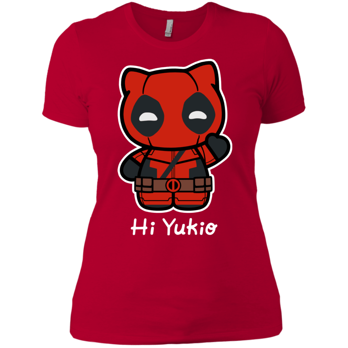 T-Shirts Red / X-Small Hi Yukio Women's Premium T-Shirt
