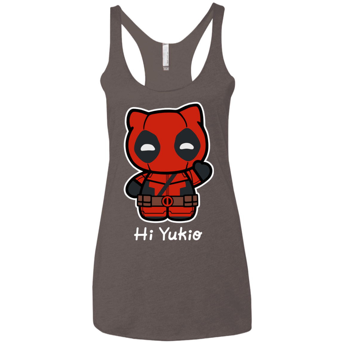 T-Shirts Macchiato / X-Small Hi Yukio Women's Triblend Racerback Tank