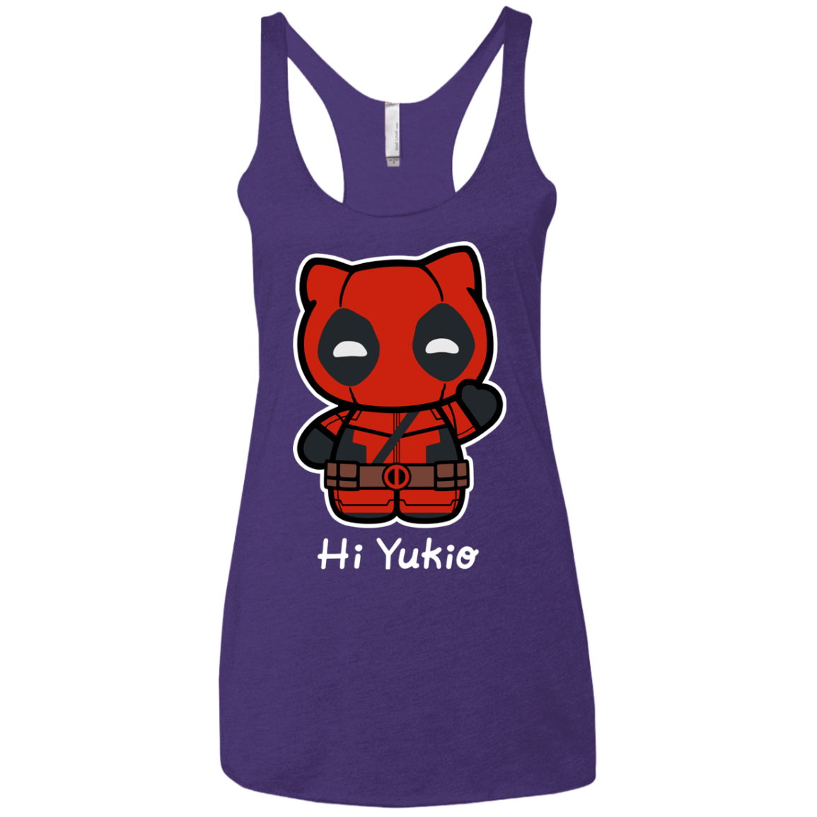 T-Shirts Purple Rush / X-Small Hi Yukio Women's Triblend Racerback Tank