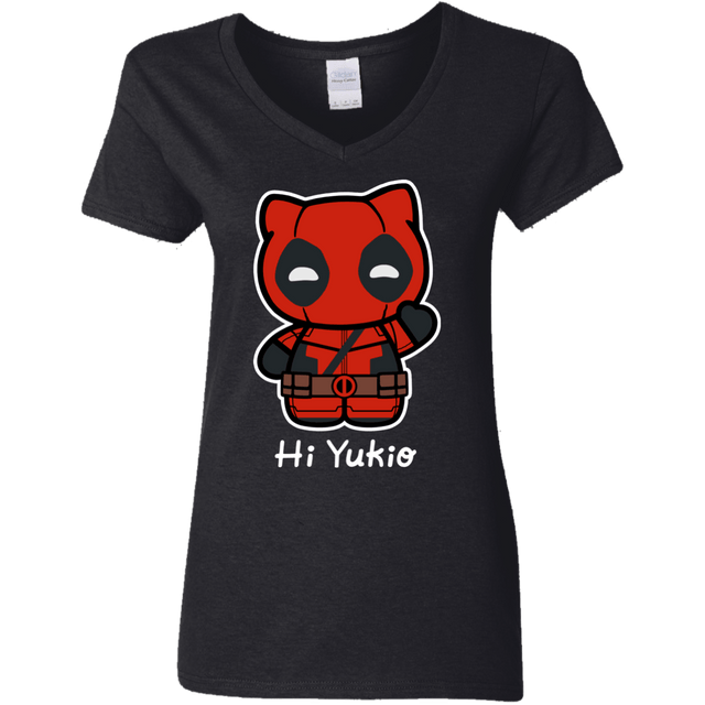 T-Shirts Black / S Hi Yukio Women's V-Neck T-Shirt