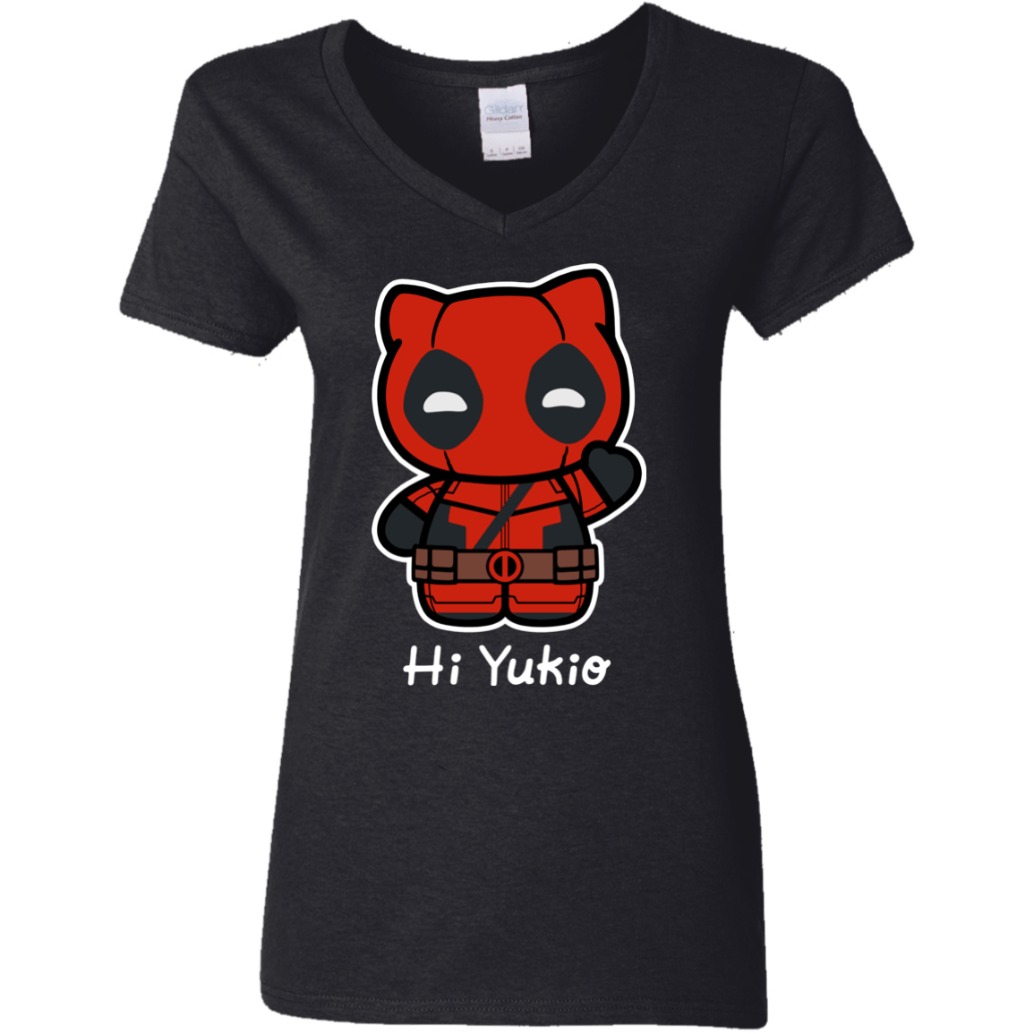 T-Shirts Black / S Hi Yukio Women's V-Neck T-Shirt