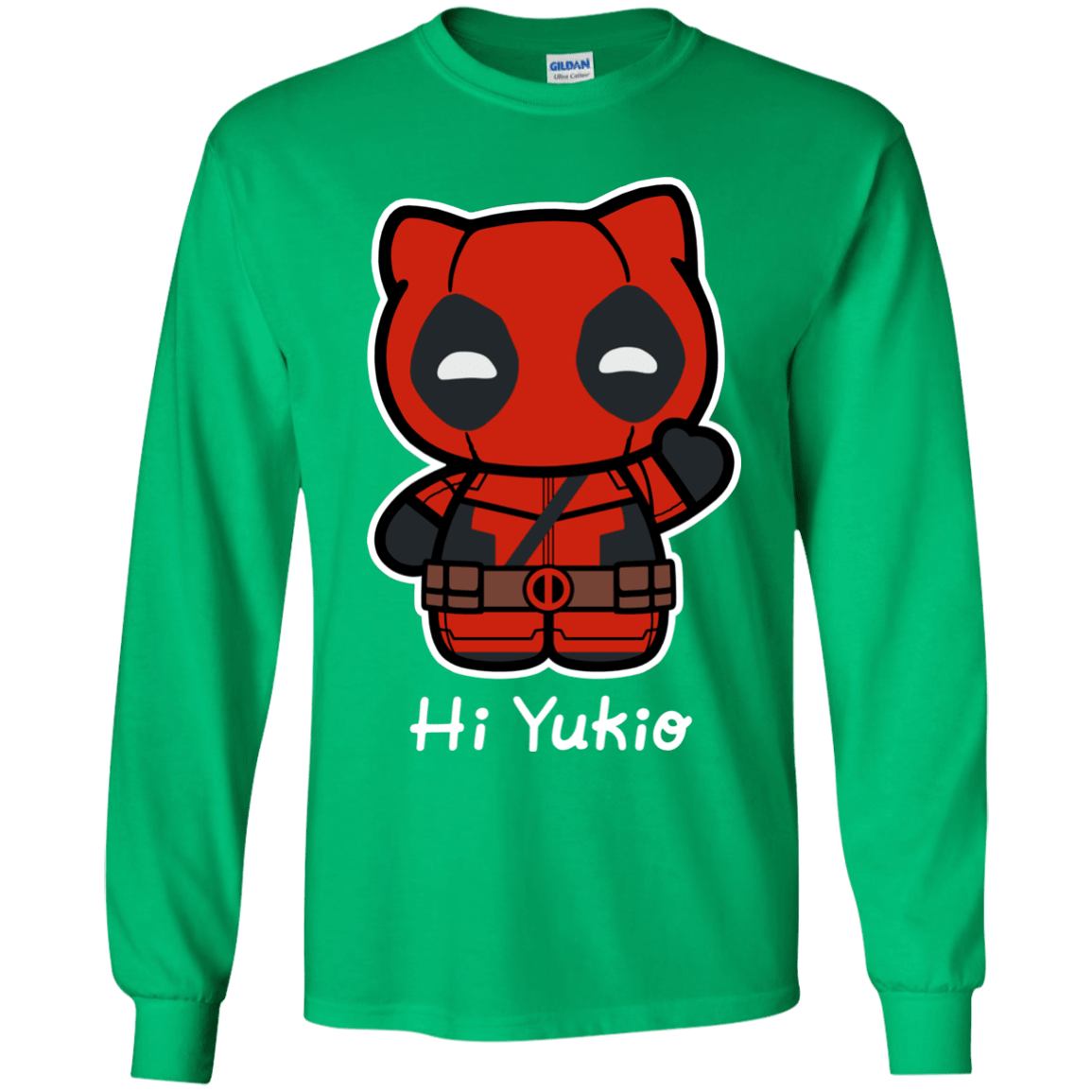 T-Shirts Irish Green / YS Hi Yukio Youth Long Sleeve T-Shirt