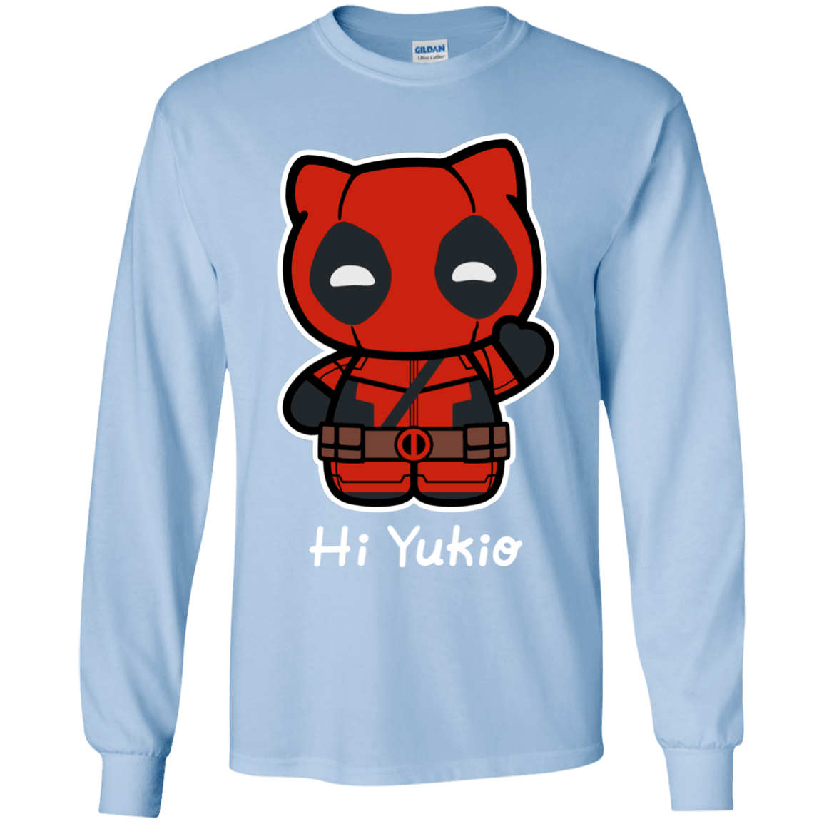 T-Shirts Light Blue / YS Hi Yukio Youth Long Sleeve T-Shirt