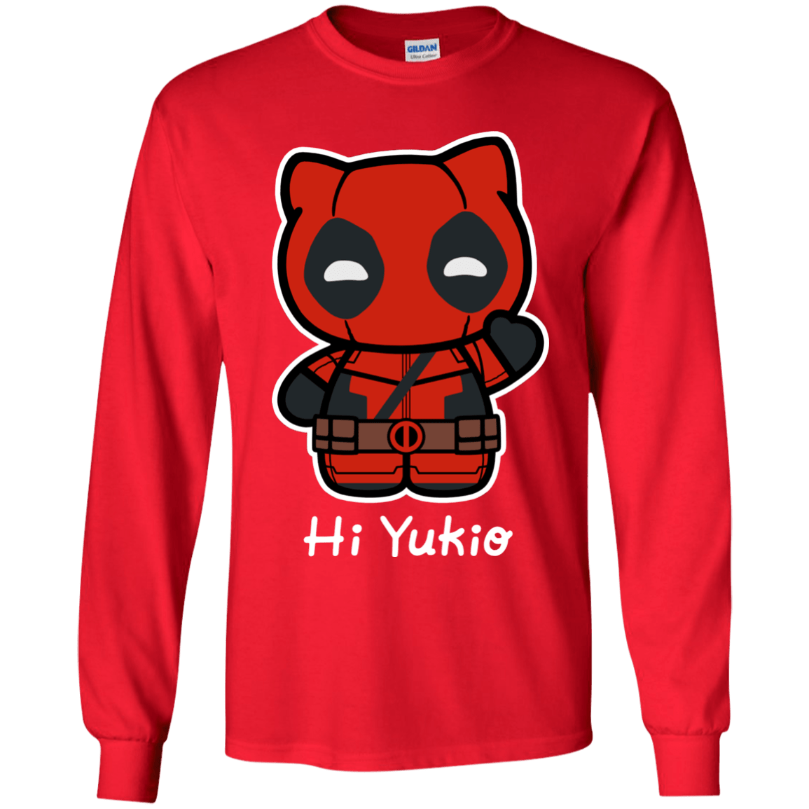 T-Shirts Red / YS Hi Yukio Youth Long Sleeve T-Shirt