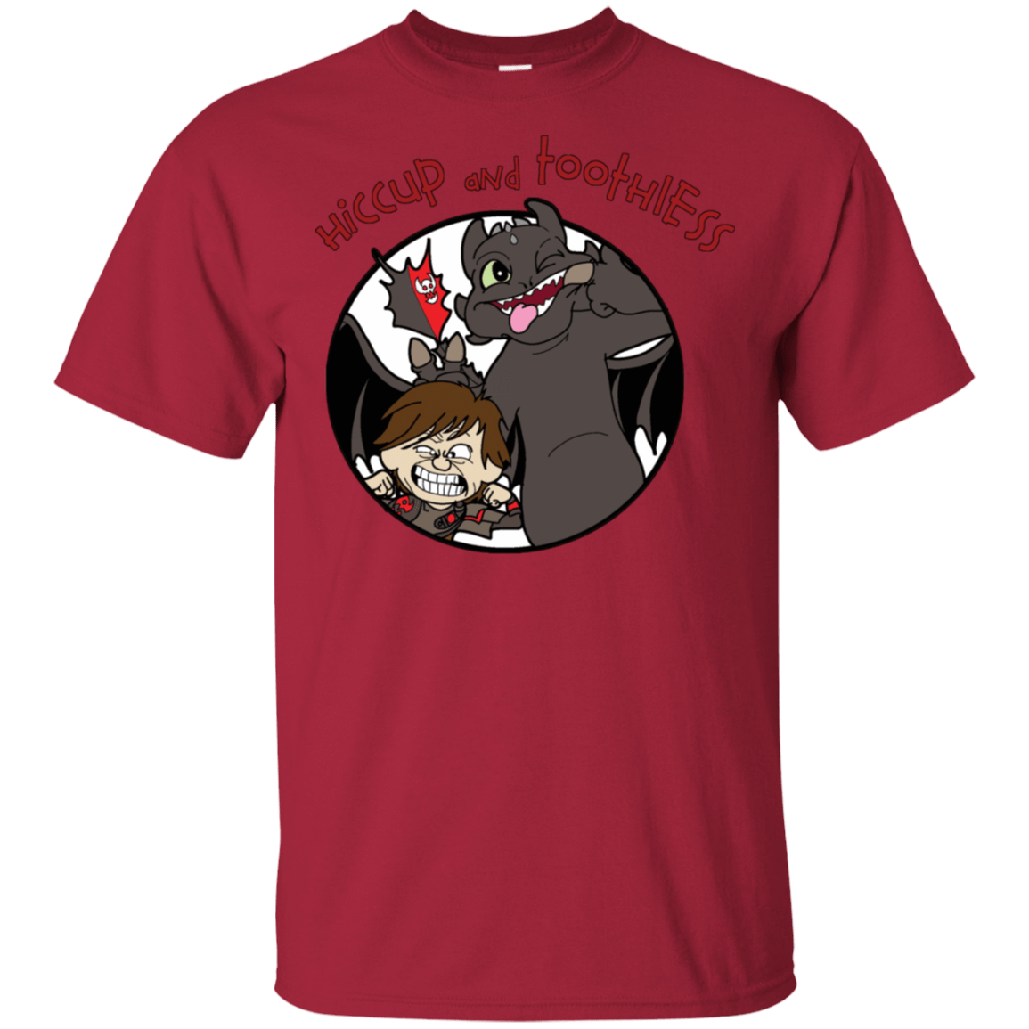 T-Shirts Cardinal / S Hiccup and Toothless T-Shirt