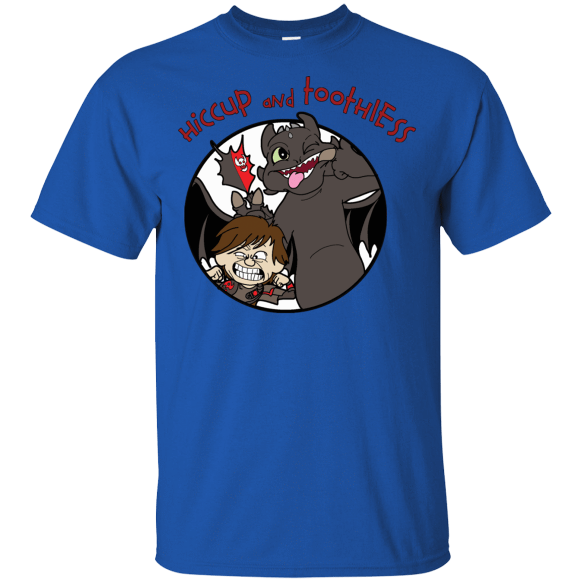 T-Shirts Royal / S Hiccup and Toothless T-Shirt