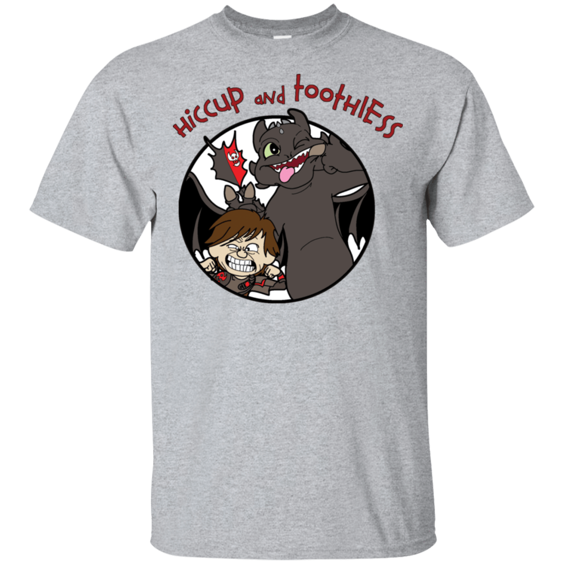 T-Shirts Sport Grey / S Hiccup and Toothless T-Shirt