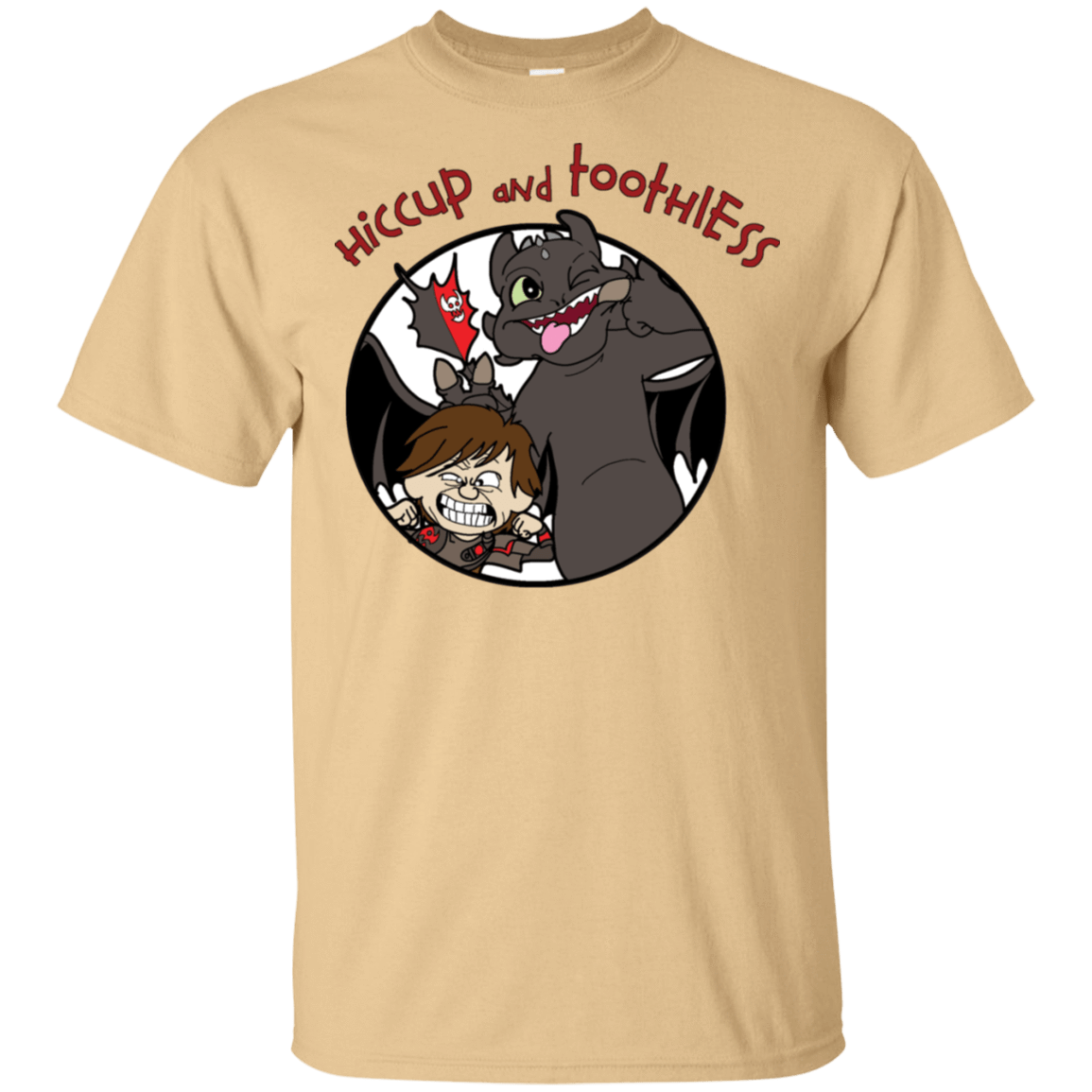 T-Shirts Vegas Gold / S Hiccup and Toothless T-Shirt