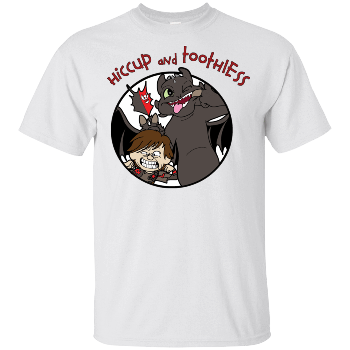 T-Shirts White / S Hiccup and Toothless T-Shirt