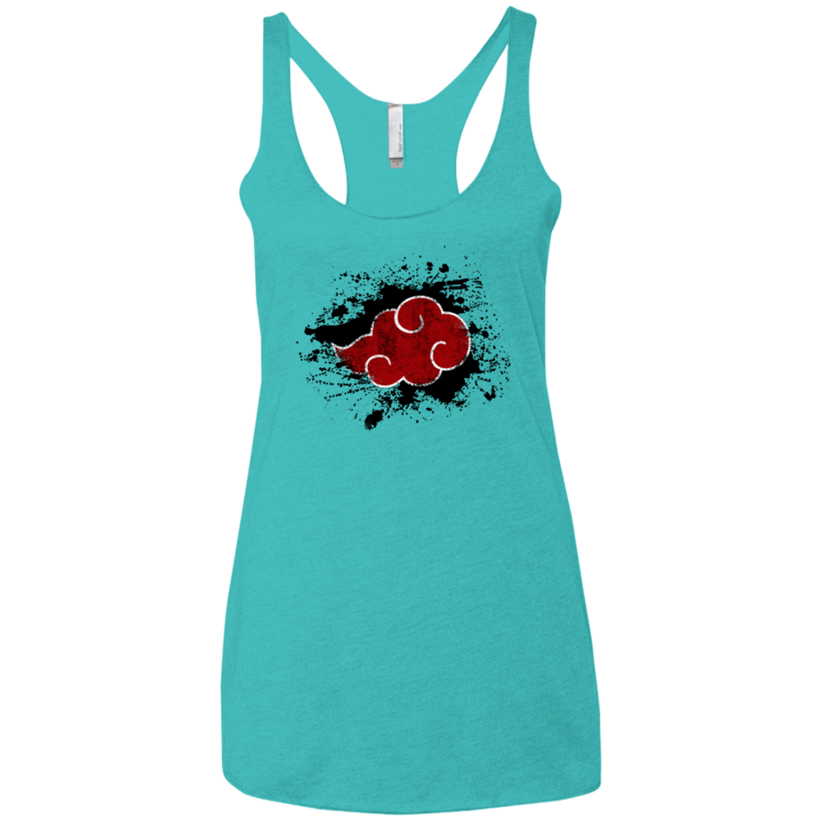 T-Shirts Tahiti Blue / X-Small Hidden Organization Women's Triblend Racerback Tank