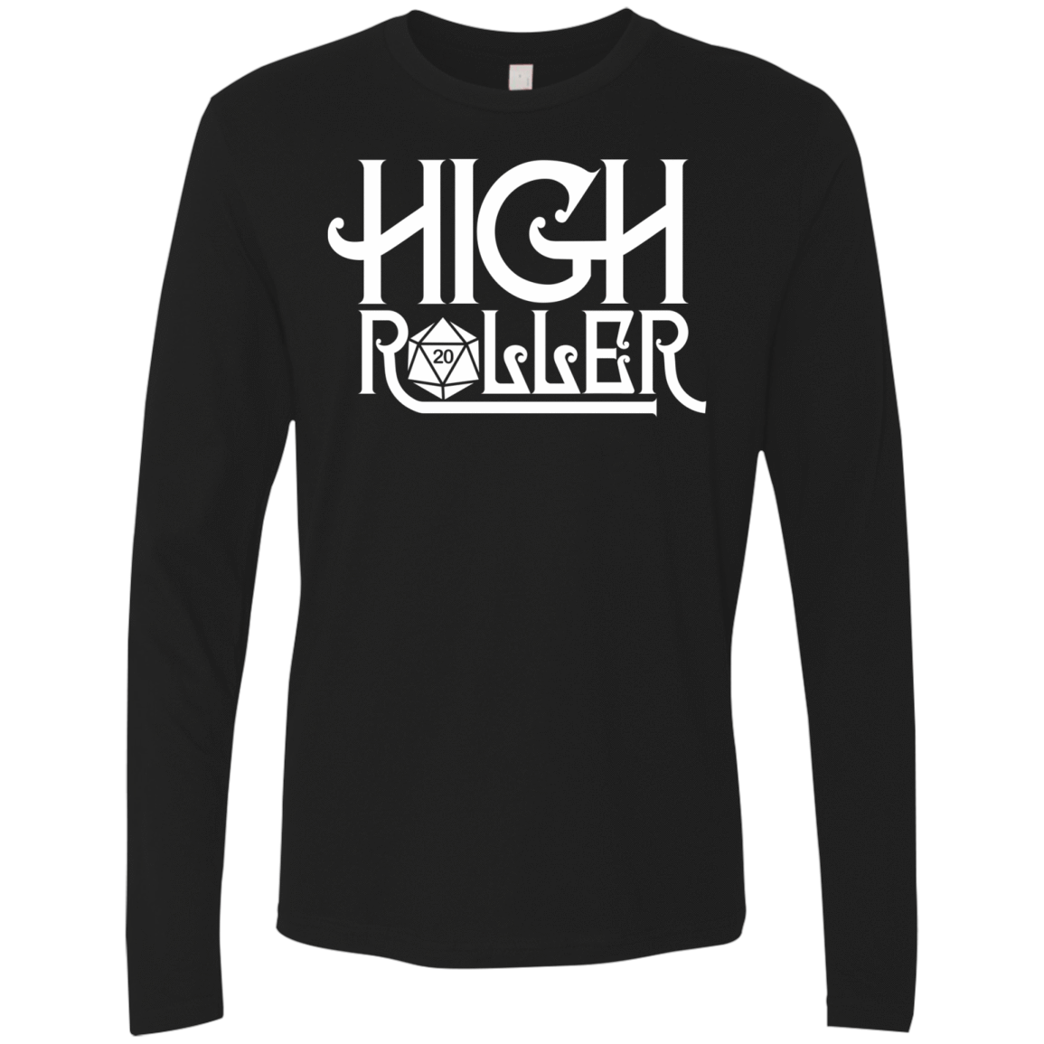 T-Shirts Black / Small High Roller Men's Premium Long Sleeve