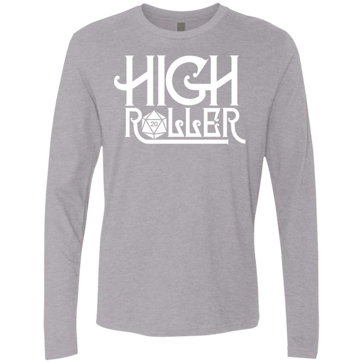T-Shirts Heather Grey / Small High Roller Men's Premium Long Sleeve