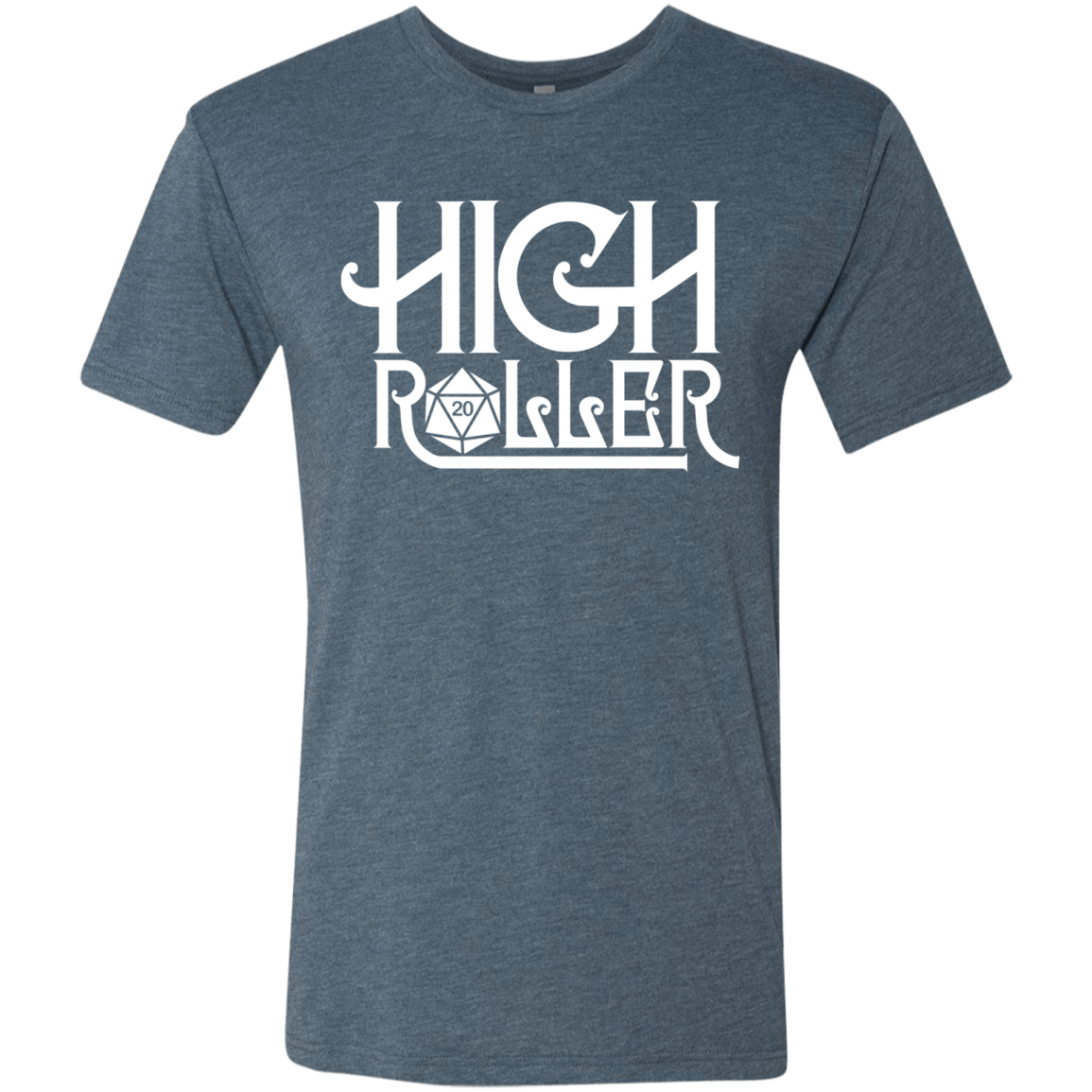 T-Shirts Indigo / Small High Roller Men's Triblend T-Shirt