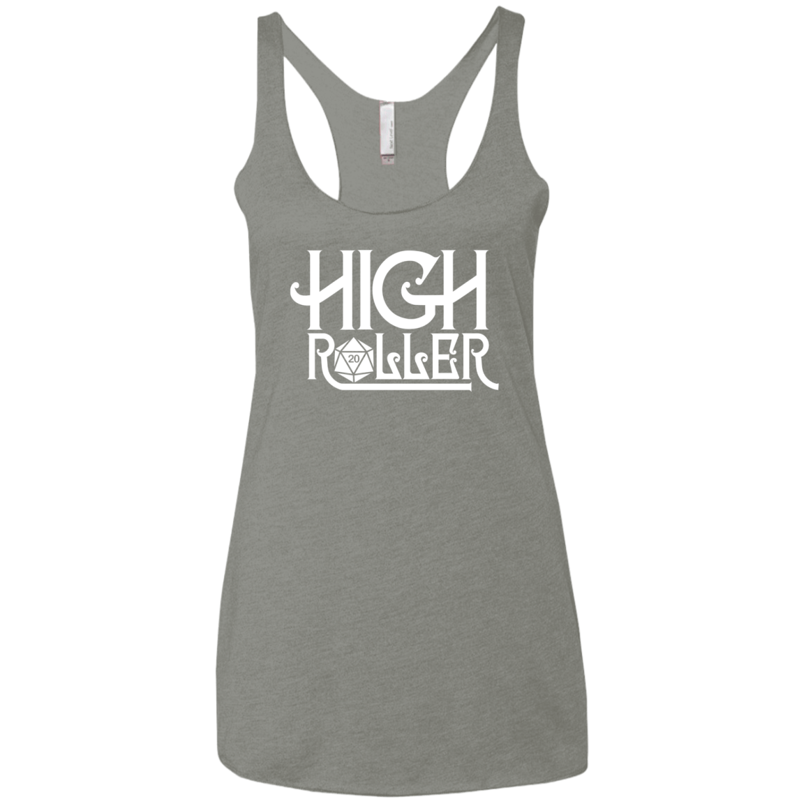 T-Shirts Venetian Grey / X-Small High Roller Women's Triblend Racerback Tank