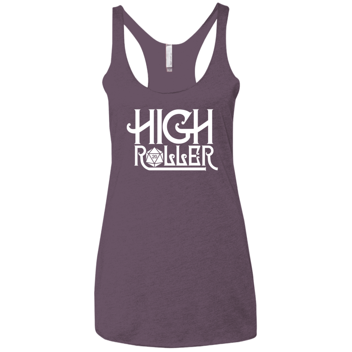 T-Shirts Vintage Purple / X-Small High Roller Women's Triblend Racerback Tank