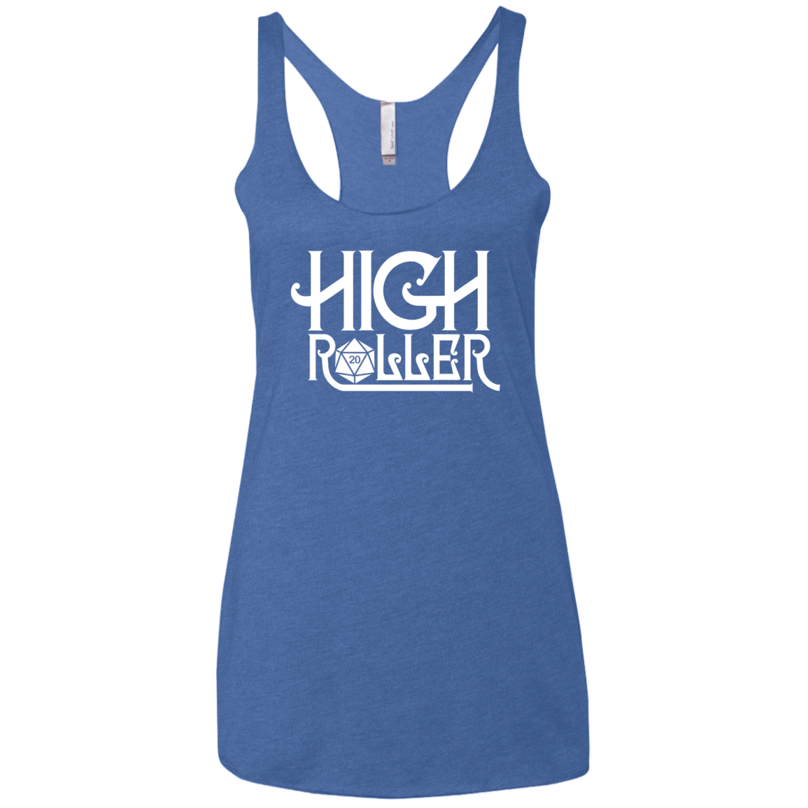 T-Shirts Vintage Royal / X-Small High Roller Women's Triblend Racerback Tank