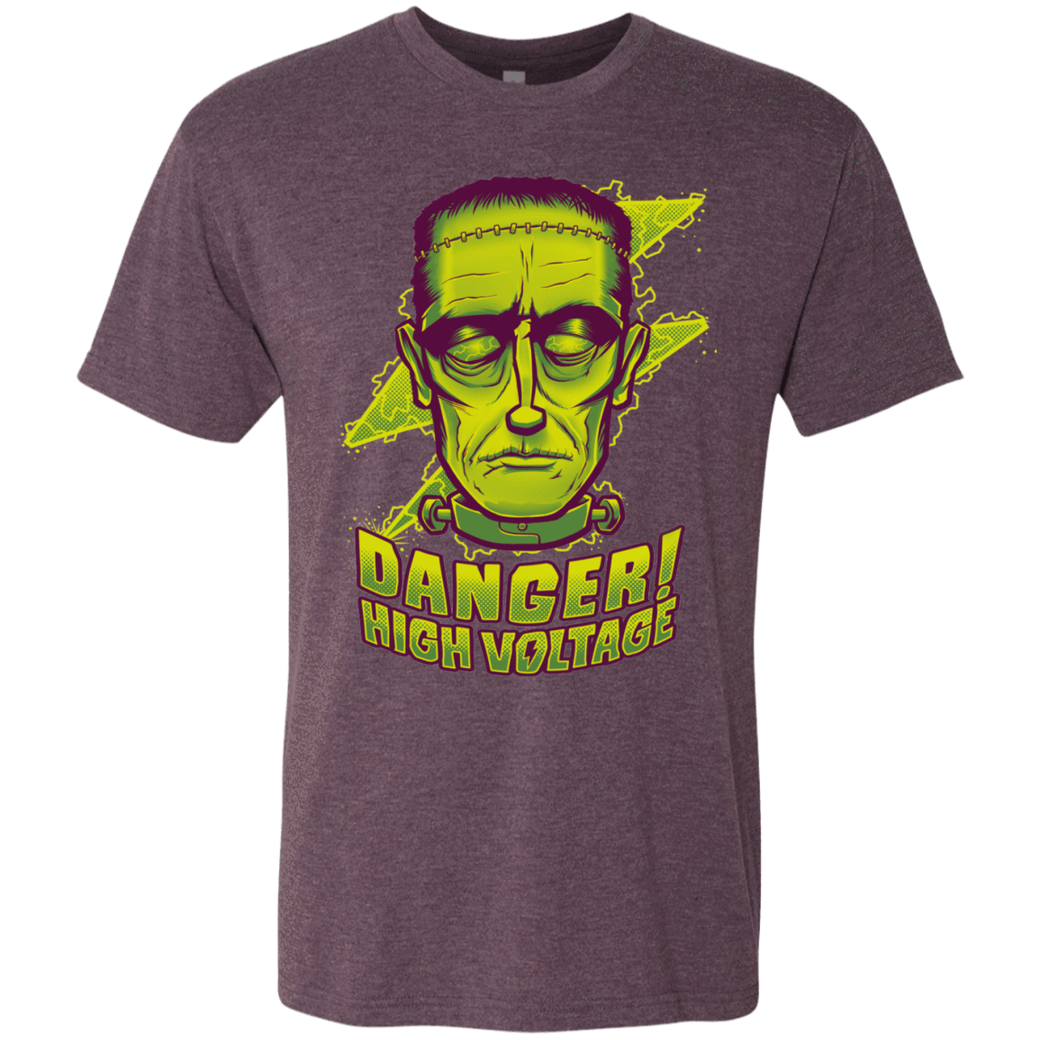 T-Shirts Vintage Purple / Small HIGH VOLTAGE Men's Triblend T-Shirt