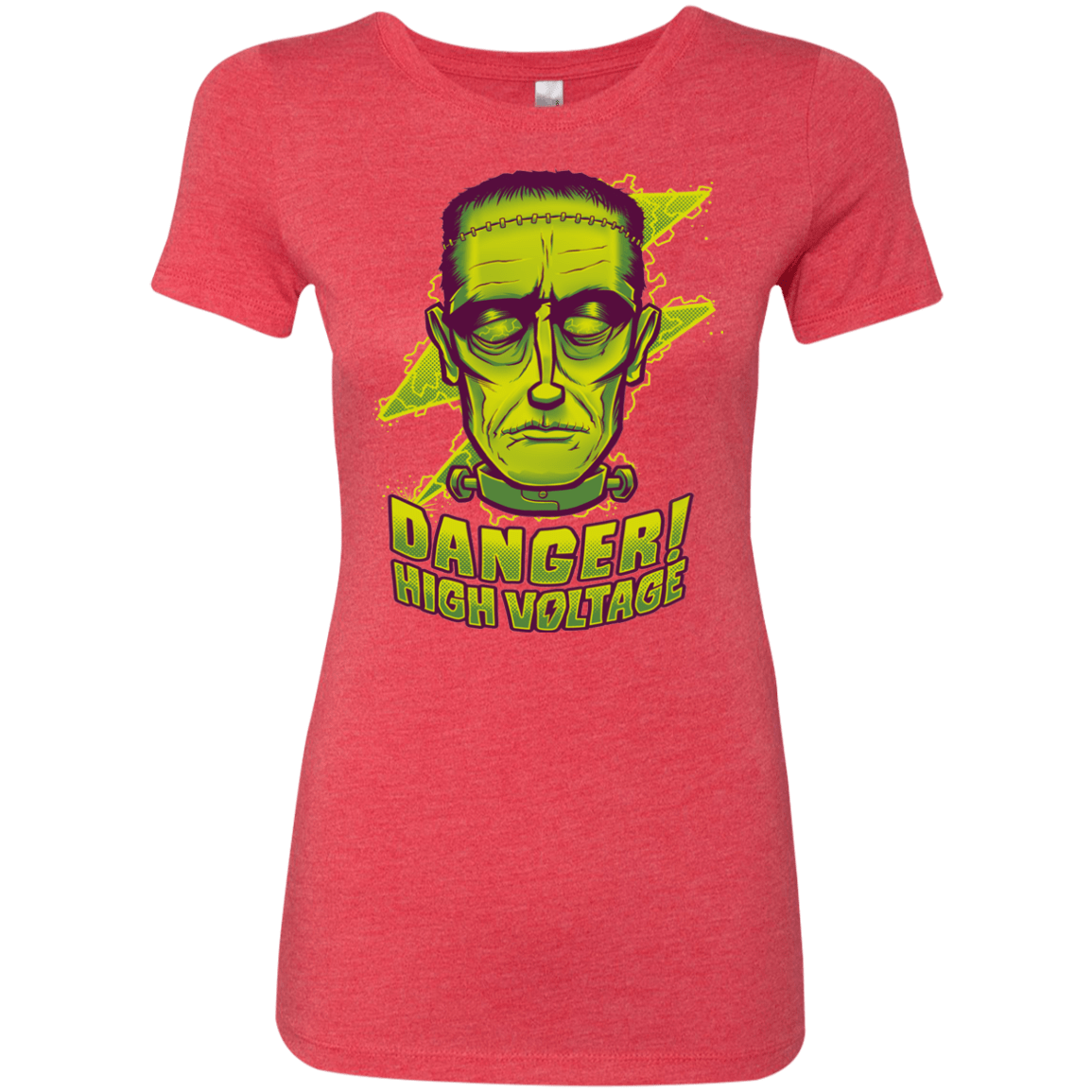 T-Shirts Vintage Red / Small HIGH VOLTAGE Women's Triblend T-Shirt