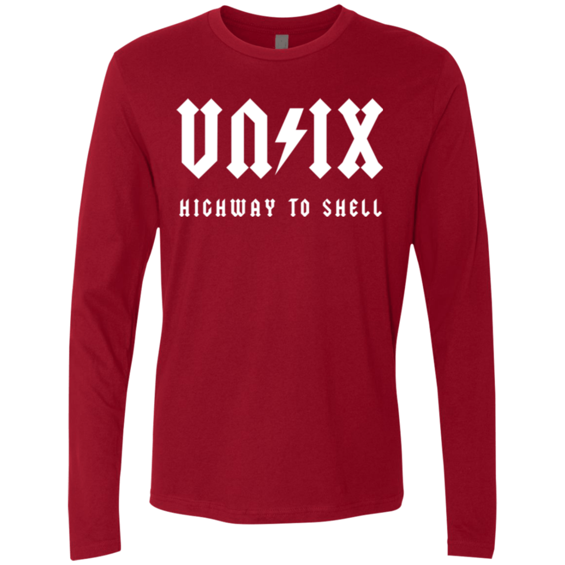 T-Shirts Cardinal / Small Highway to shell Men's Premium Long Sleeve