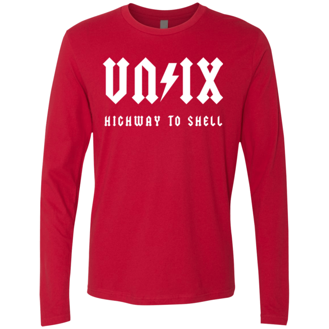 T-Shirts Red / Small Highway to shell Men's Premium Long Sleeve