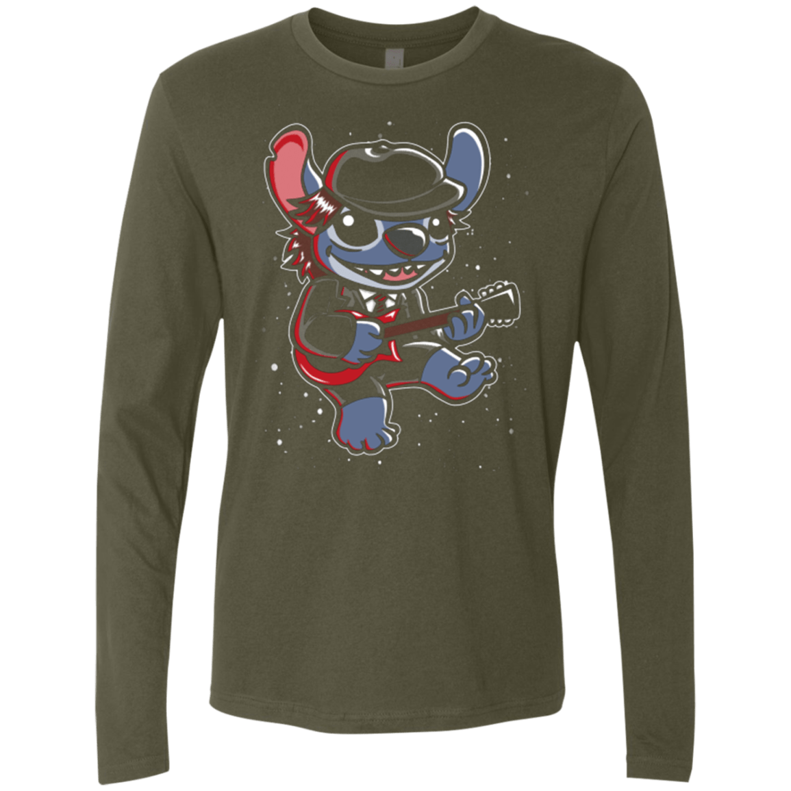 T-Shirts Military Green / Small Highway to Space Men's Premium Long Sleeve