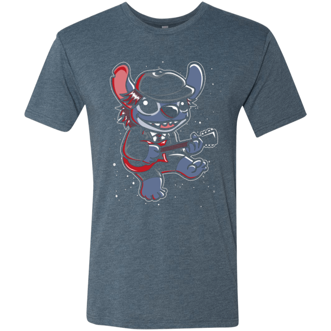 T-Shirts Indigo / Small Highway to Space Men's Triblend T-Shirt