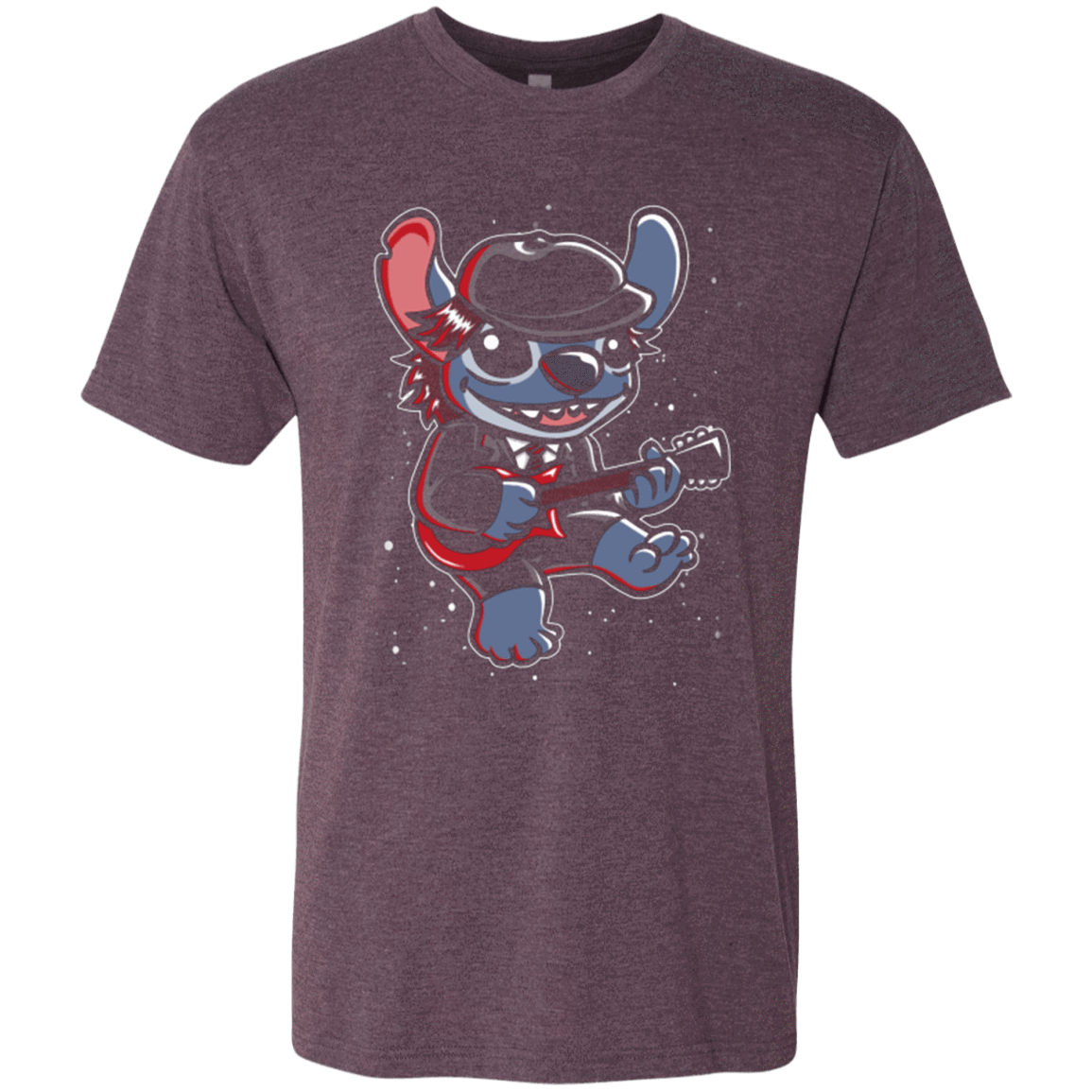 T-Shirts Vintage Purple / Small Highway to Space Men's Triblend T-Shirt