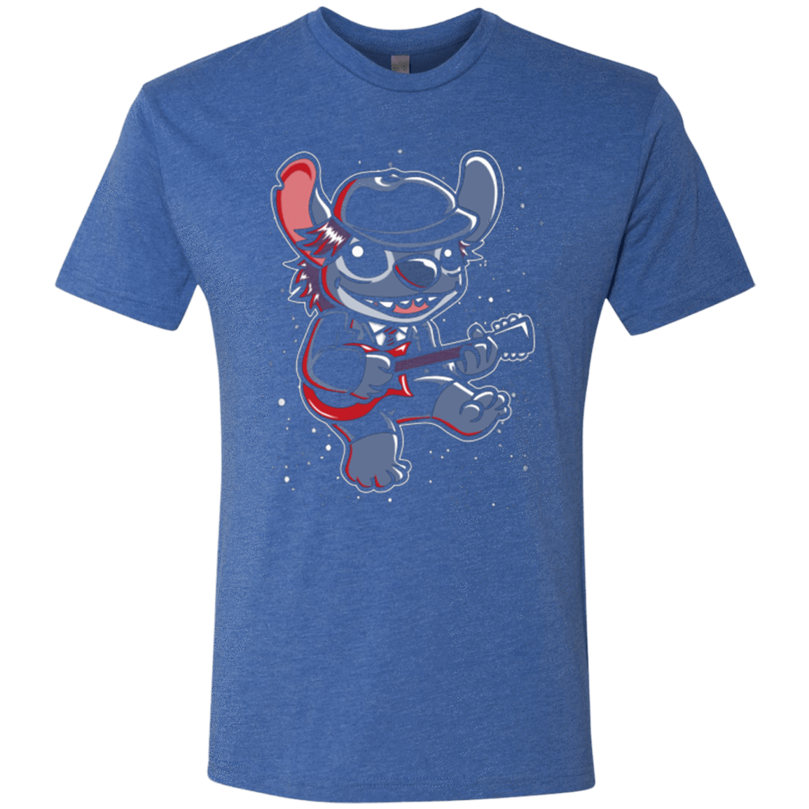 T-Shirts Vintage Royal / Small Highway to Space Men's Triblend T-Shirt