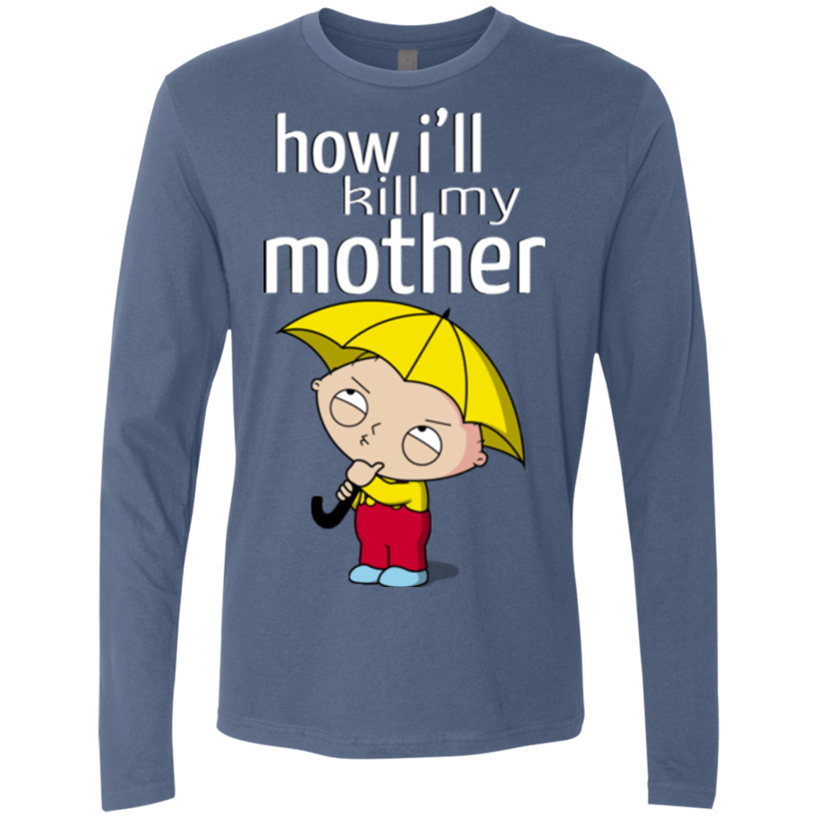 T-Shirts Indigo / S HIKMM Men's Premium Long Sleeve