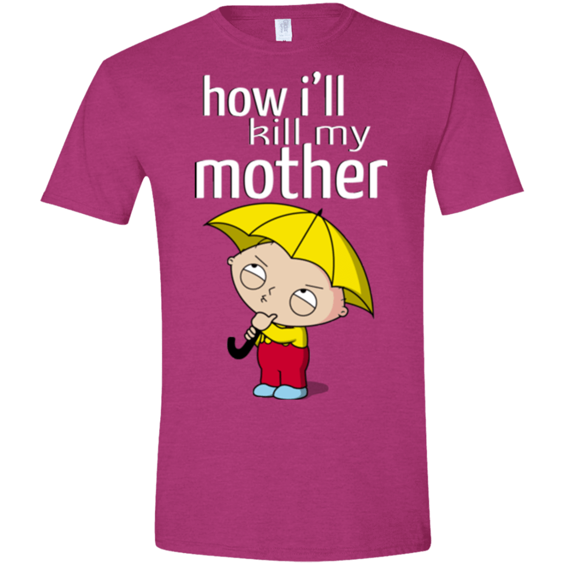 T-Shirts Antique Heliconia / S HIKMM Men's Semi-Fitted Softstyle