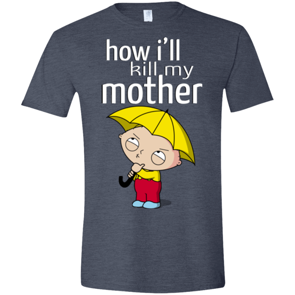 T-Shirts Heather Navy / S HIKMM Men's Semi-Fitted Softstyle