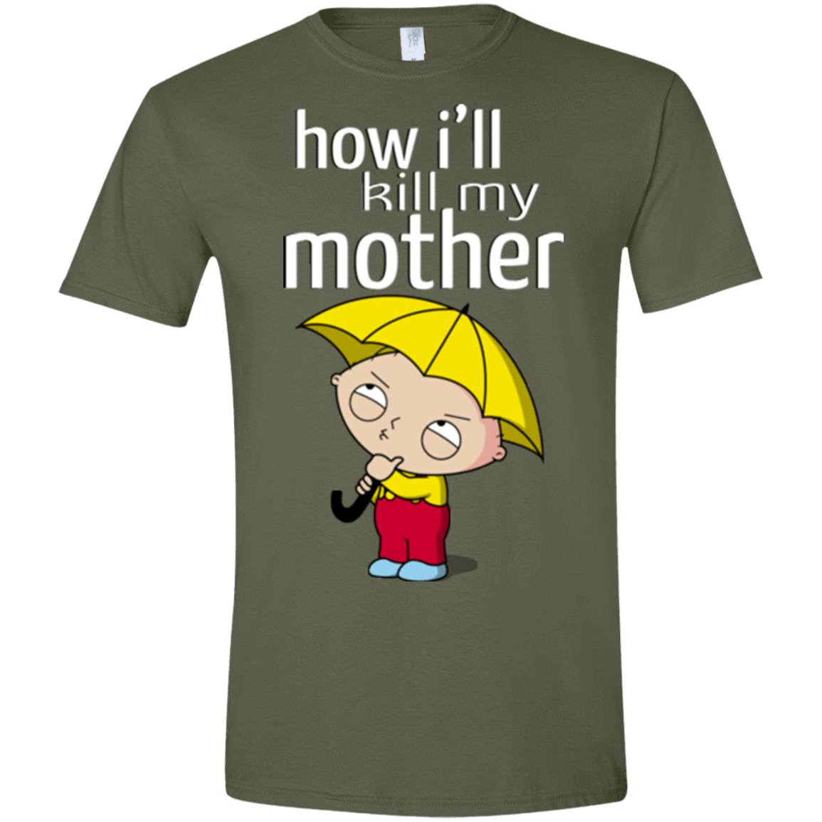 T-Shirts Military Green / S HIKMM Men's Semi-Fitted Softstyle