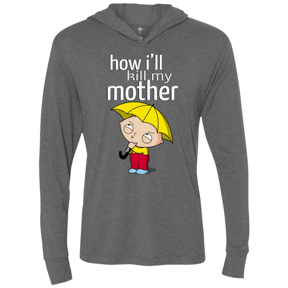 T-Shirts Premium Heather / X-Small HIKMM Triblend Long Sleeve Hoodie Tee