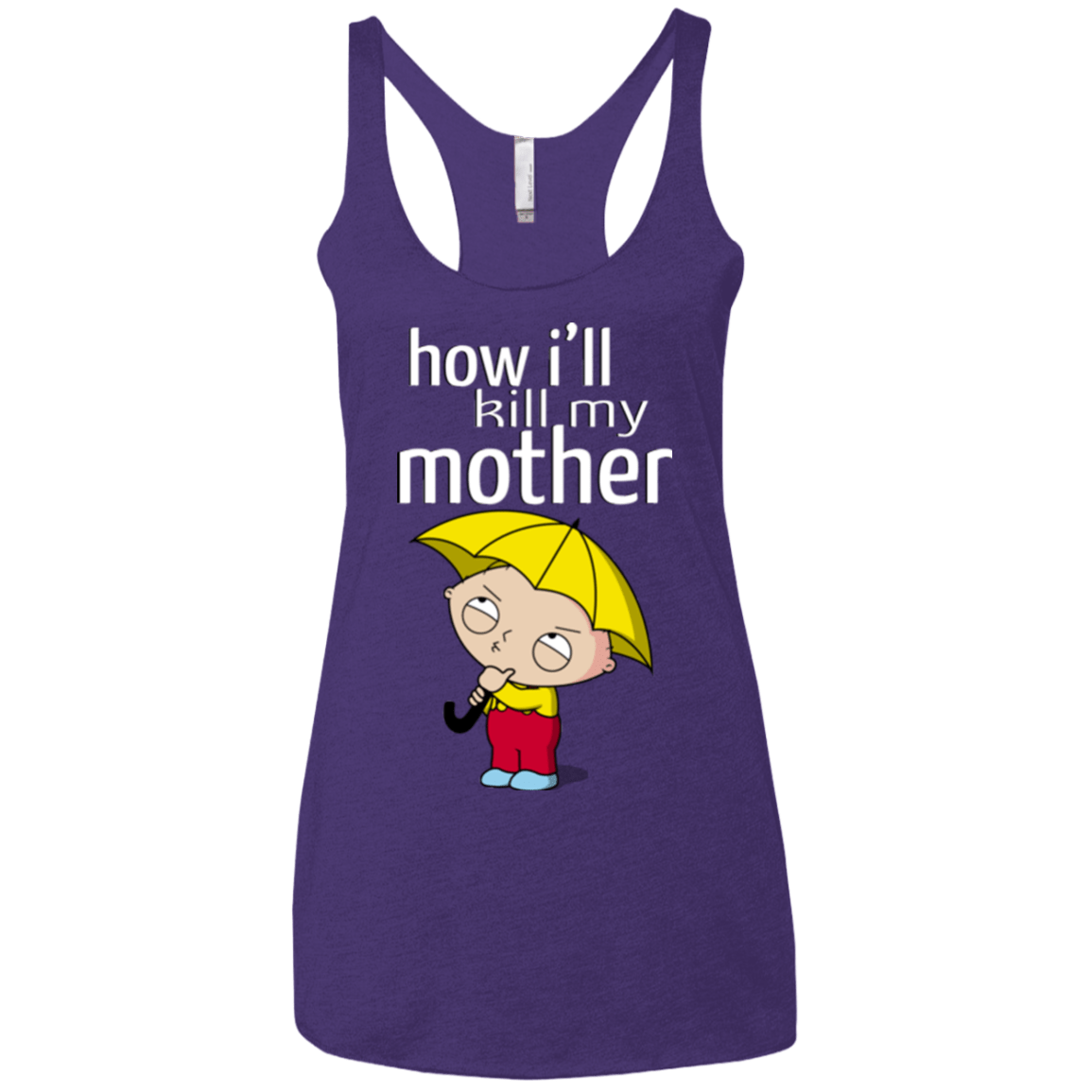 T-Shirts Purple Rush / X-Small HIKMM Women's Triblend Racerback Tank