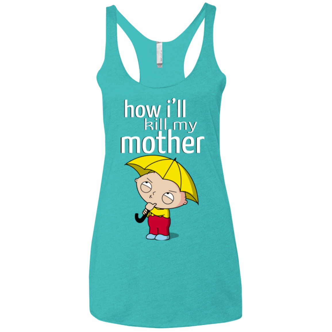 T-Shirts Tahiti Blue / X-Small HIKMM Women's Triblend Racerback Tank