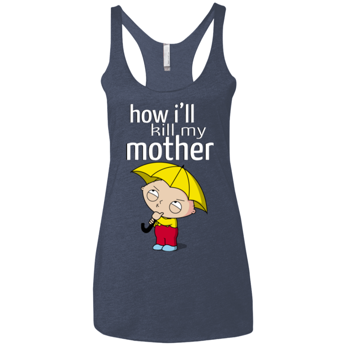 T-Shirts Vintage Navy / X-Small HIKMM Women's Triblend Racerback Tank