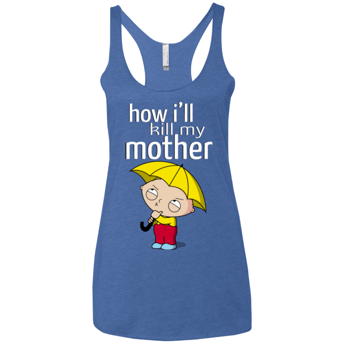 T-Shirts Vintage Royal / X-Small HIKMM Women's Triblend Racerback Tank