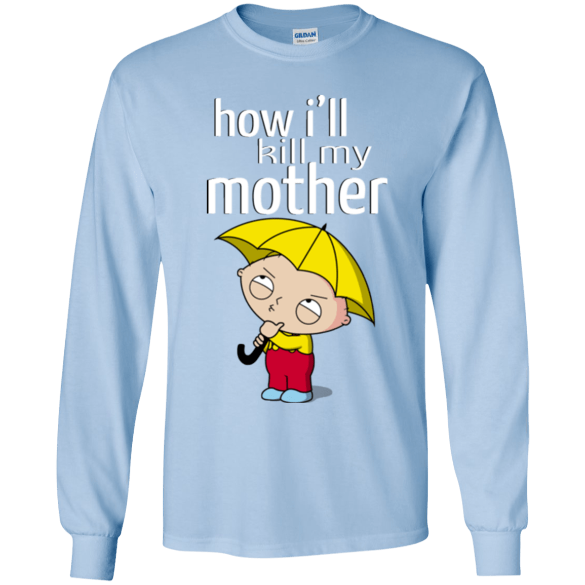 T-Shirts Light Blue / YS HIKMM Youth Long Sleeve T-Shirt