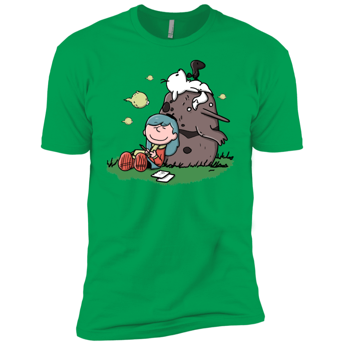 T-Shirts Kelly Green / YXS Hilda Brown Boys Premium T-Shirt