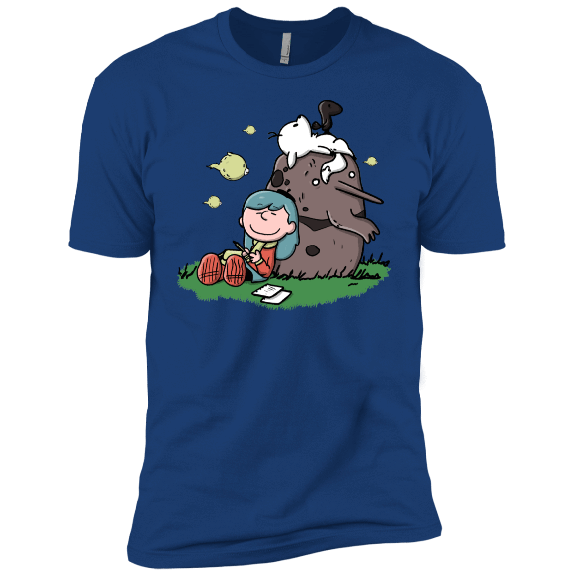 T-Shirts Royal / YXS Hilda Brown Boys Premium T-Shirt