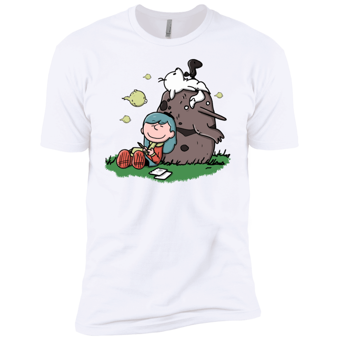 T-Shirts White / YXS Hilda Brown Boys Premium T-Shirt