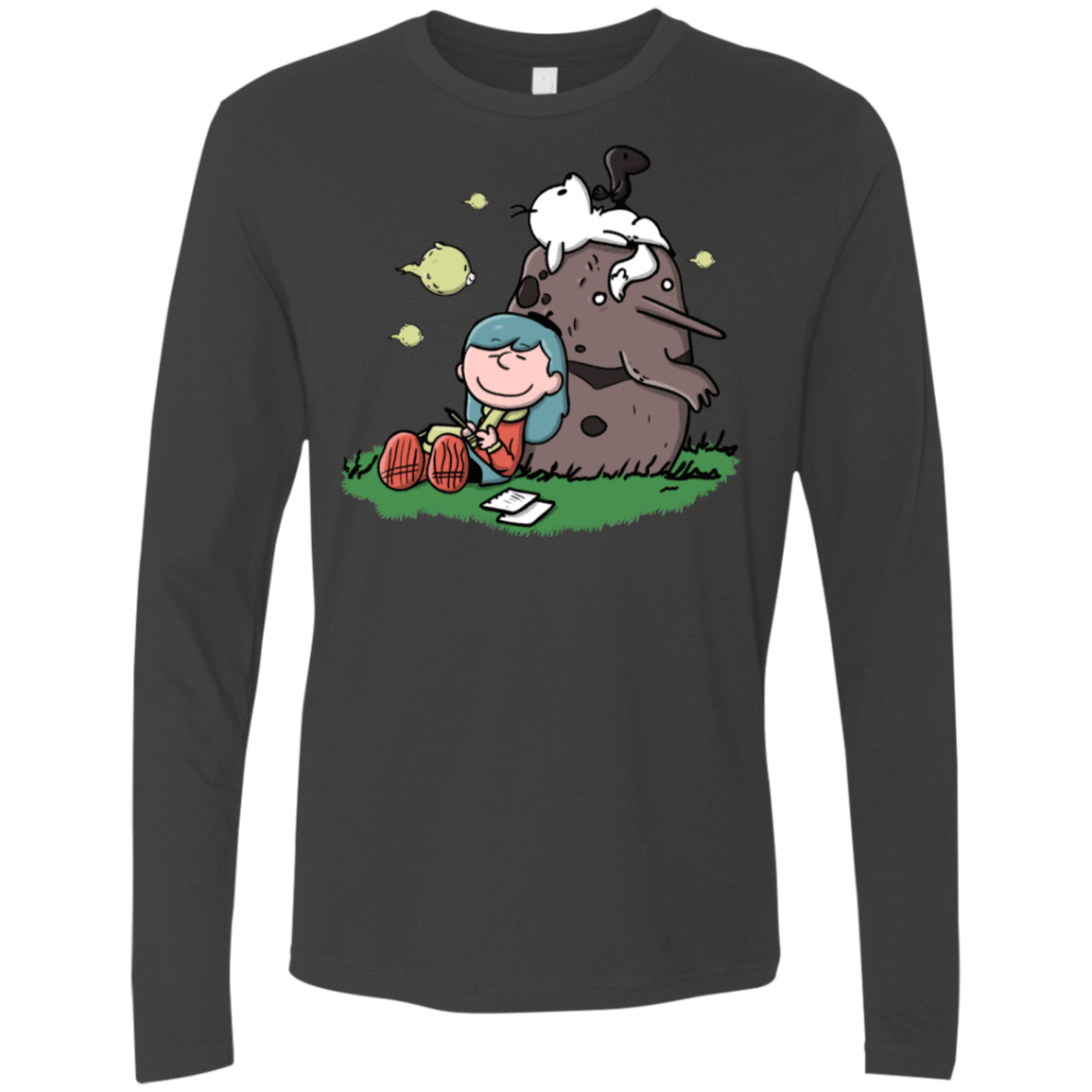 T-Shirts Heavy Metal / S Hilda Brown Men's Premium Long Sleeve