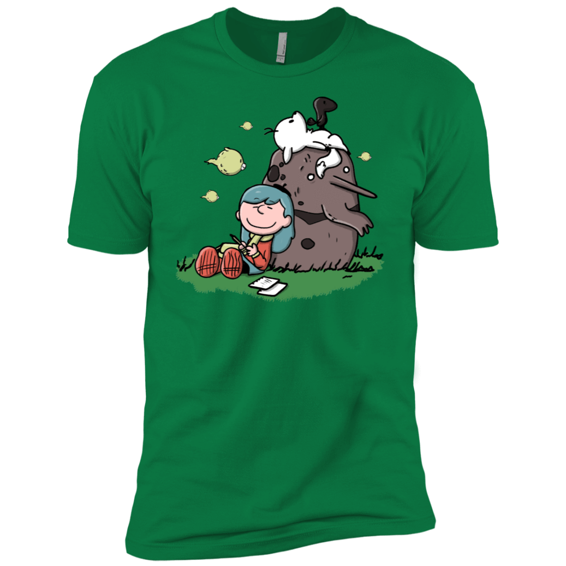 T-Shirts Kelly Green / X-Small Hilda Brown Men's Premium T-Shirt