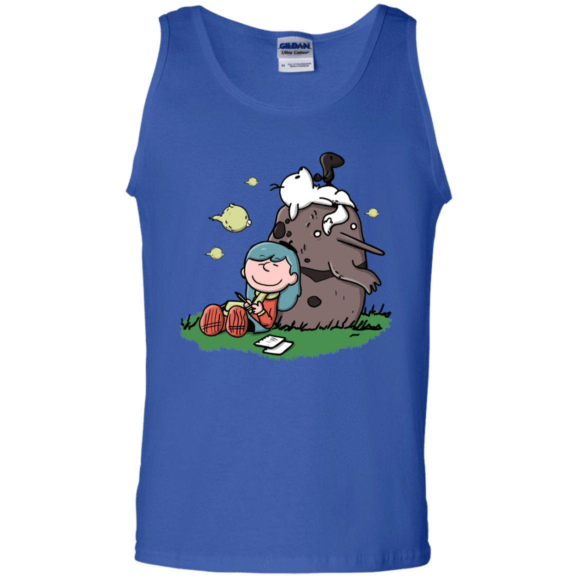 T-Shirts Royal / S Hilda Brown Men's Tank Top