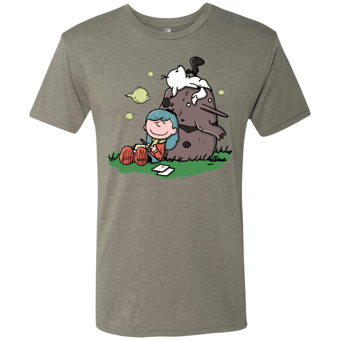 T-Shirts Venetian Grey / S Hilda Brown Men's Triblend T-Shirt