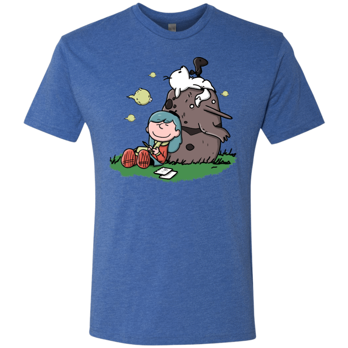 T-Shirts Vintage Royal / S Hilda Brown Men's Triblend T-Shirt