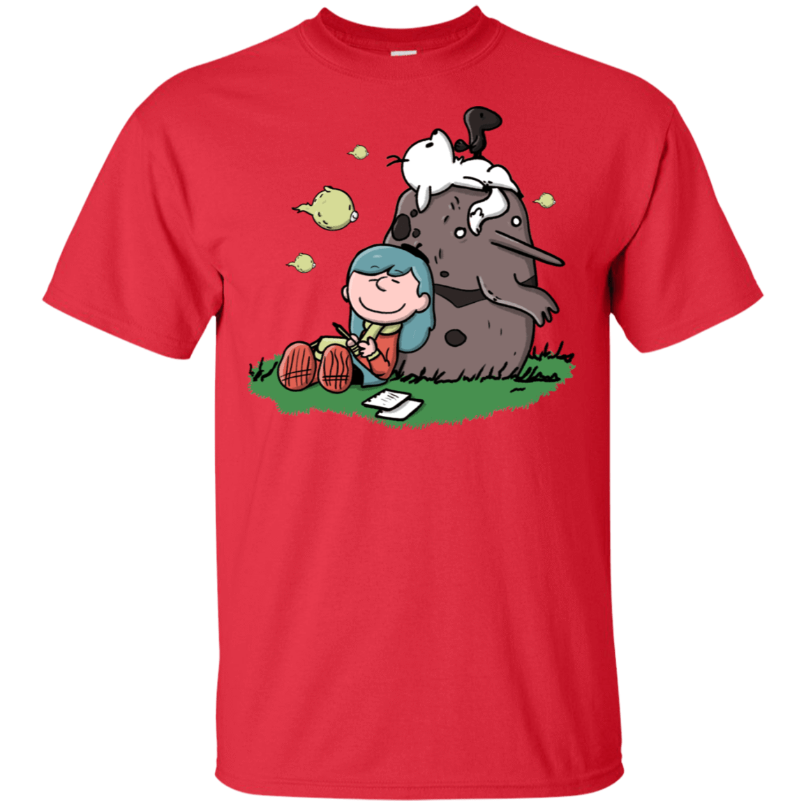 T-Shirts Red / S Hilda Brown T-Shirt
