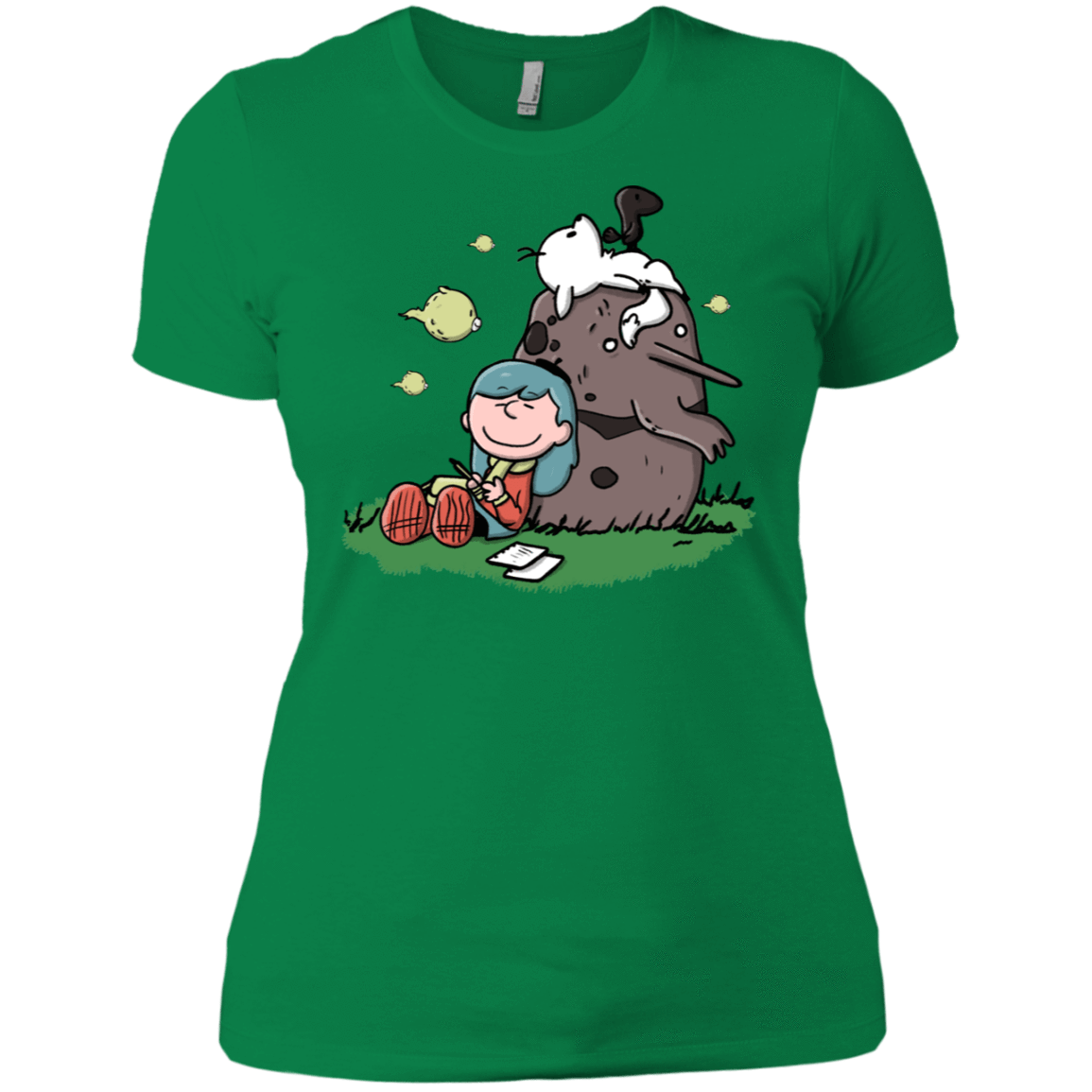 T-Shirts Kelly Green / X-Small Hilda Brown Women's Premium T-Shirt