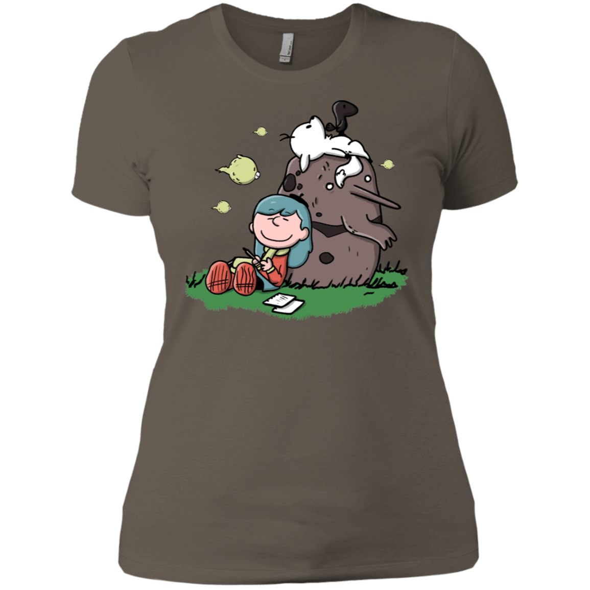 T-Shirts Warm Grey / X-Small Hilda Brown Women's Premium T-Shirt