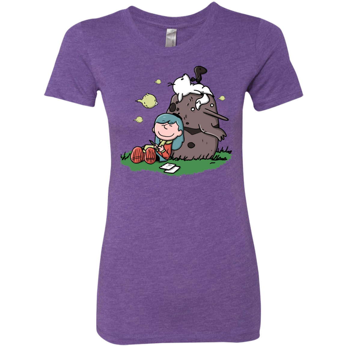 T-Shirts Purple Rush / S Hilda Brown Women's Triblend T-Shirt